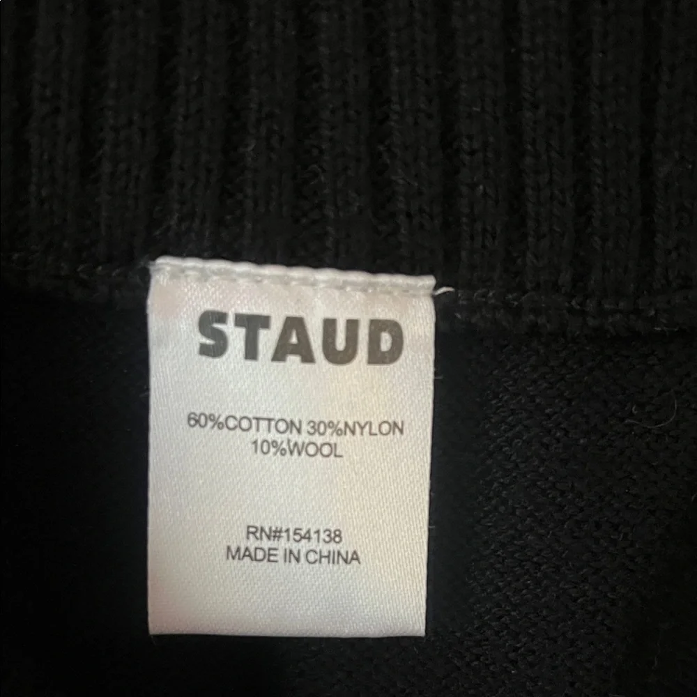 Black sweater Wide-Leg Pants - Picture 3 of 4